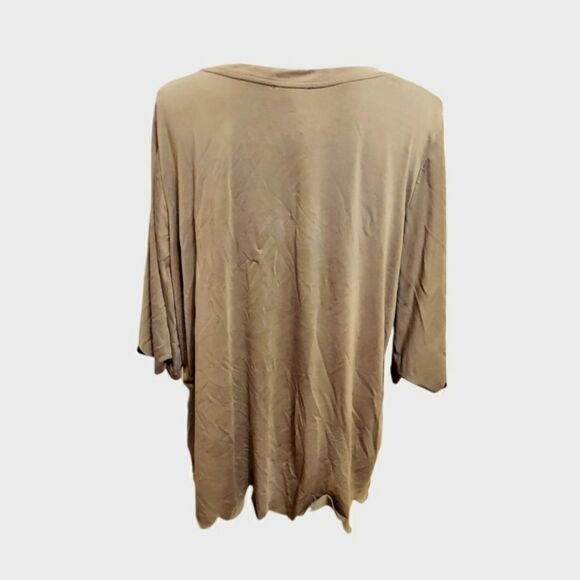 scalloped Umgee top Gray womens Size large - Picture 5 of 8